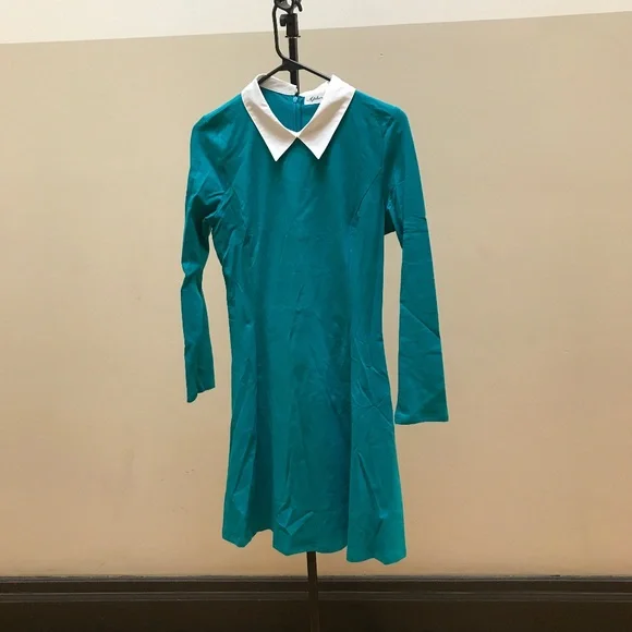 peter pan collar fit and flare dress Girls Peter Pan Collar Flower Print Fit & Flare Dress  INCLUD